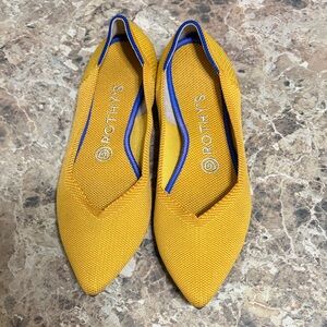 Rothy's Vibrant Yellow Flats